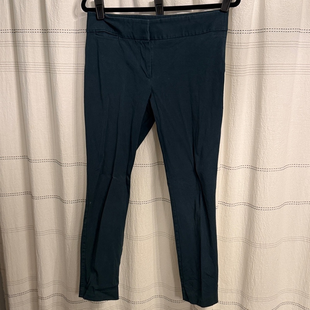LOFT Dark Green Women's Julie Trousers